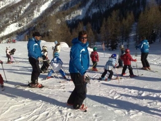  Incluso los niños esquían 